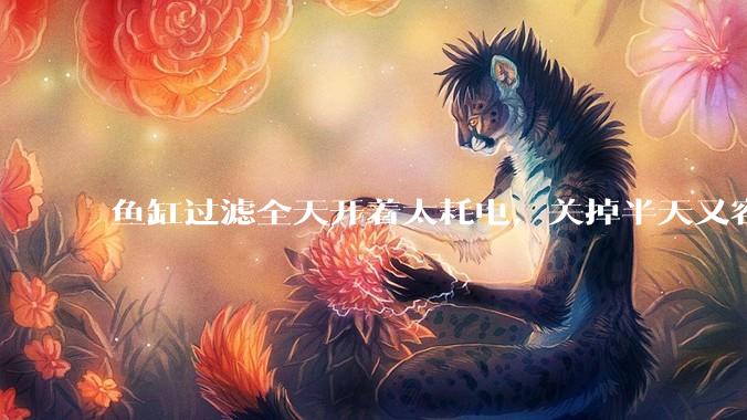 鱼缸过滤全天开着太耗电，关掉半天又容易水浑，有什么好办法？